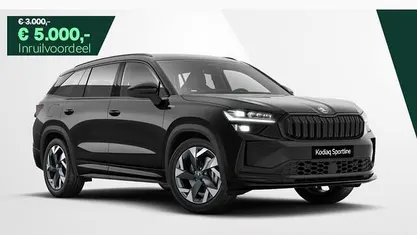 Zwart Nieuw 2025 Skoda Kodiaq Business Line SUV | € 56.160 (Eerlijke prijs)