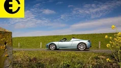 Blauw, metallic lak Gebruikt 2010 Tesla Roadster Cabriolet | € 99.950