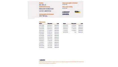 Occasion Nissan Kubistar Tekna 61 PK (44 kW) 2008 Van