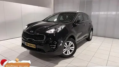 Zwart Gebruikt 2018 Kia Sportage SUV | € 17.950 (Eerlijke prijs)