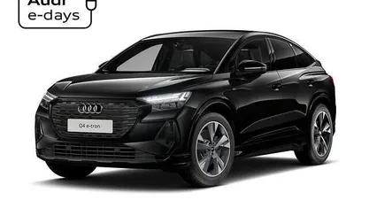 Zwart Nieuw 2025 Audi Q4 Sportback e-tron Competition SUV | € 57.789 (Eerlijke prijs)