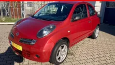 Rood Gebruikt 2007 Nissan Micra Visia Hatchback | € 2.999 (Eerlijke prijs)