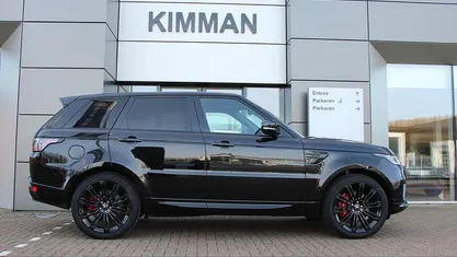 Occasion Land Rover Range Rover Sport Black Edition 404 PK (297 kW) 2022 Santorini black metallicebony/zwart SUV