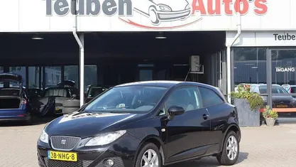 Occasion Seat Ibiza Ecomotive 75 PK (55 kW) 2010 Zwart Hatchback