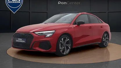 Rood, metallic lak Gebruikt 2023 Audi A3 S-Line Sedan | € 33.450 (Eerlijke prijs)