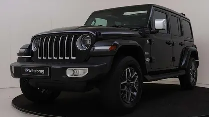 Zwart Gebruikt 2023 Jeep Wrangler Unlimited Sahara SUV | € 66.425 (Eerlijke prijs)