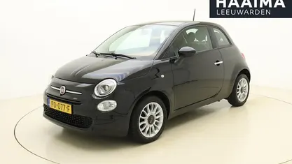 Occasion Fiat 500 Pop Star 80 PK (58 kW) 2017 Zwart, metallic lak Hatchback