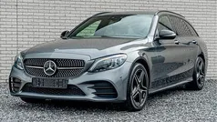 Grijs Gebruikt 2019 Mercedes C220 AMG line Stationwagen | € 17.995 (Super prijs)