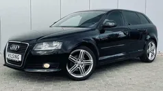 Zwart Occasion 2009 Audi A3 Sportback S-Line Hatchback | € 7.499 (Eerlijke prijs)