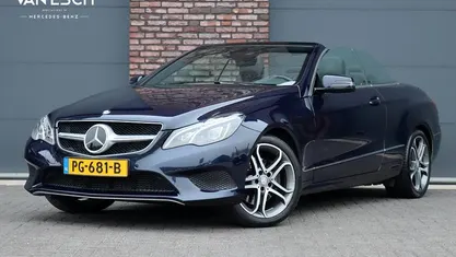 Blauw Occasion 2016 Mercedes E220 Prestige Cabriolet | € 24.500 (Super prijs)