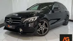 Zwart Gebruikt 2019 Mercedes C180 AMG Stationwagen | € 23.490 (Eerlijke prijs)