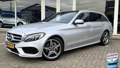 Grijs Gebruikt 2017 Mercedes C180 Business Stationwagen | € 19.995 (Eerlijke prijs)