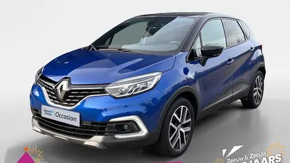 Twotone bleu iron / noir etoi (donker blauw) Gebruikt 2019 Renault Captur Version S SUV | € 16.735 (Eerlijke prijs)