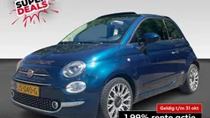 Blauw Gebruikt 2016 Fiat 500C Lounge Cabriolet | € 7.430 (Goede deal)