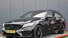 Zwart (metallic) Gebruikt 2017 Mercedes C300 Prestige Stationwagen | € 23.950 (Goede deal)