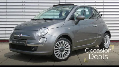 Grijs Occasion 2013 Fiat 500C Lounge Cabriolet | € 8.545 (Eerlijke prijs)