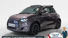 Bruin Gebruikt 2021 Fiat 500C La Prima Cabriolet | € 19.440 (Eerlijke prijs)