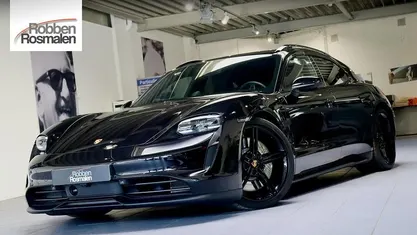 Occasion Porsche Taycan Performance Package 300 kW (408 PK) 2023 Zwart (metallic) Stationwagen
