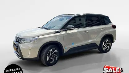 Nieuw Suzuki Vitara Style 110 PK (80 kW) 2025 Savanna ivory metallic & cosmic black pearl metallic SUV