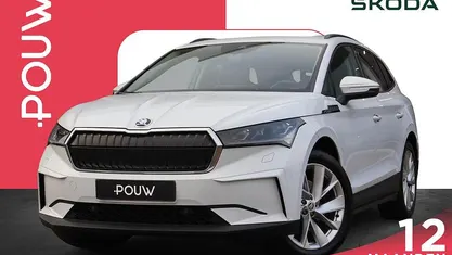 Wit (metallic) Occasion 2021 Skoda Enyaq iV SUV | € 19.950 (Eerlijke prijs)