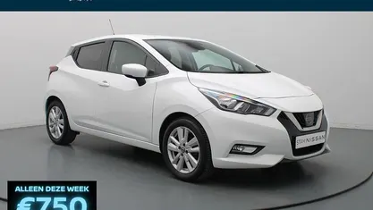 Wit Gebruikt 2020 Nissan Micra N-Connecta Hatchback | € 11.990 (Eerlijke prijs)