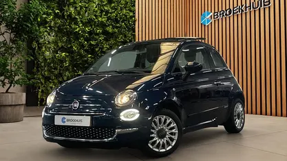 Blauw Occasion 2017 Fiat 500 Lounge Hatchback | € 9.245 (Eerlijke prijs)