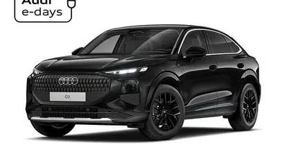Zwart Nieuw 2026 Audi Q3 Sportback Ambiente SUV | € 58.702 (Eerlijke prijs)