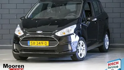 Zwart (metallic) Gebruikt 2017 Ford B-MAX Titanium MPV | € 7.950 (Eerlijke prijs)