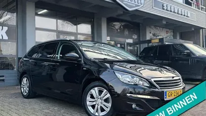 Zwart Gebruikt 2015 Peugeot 308 SW Style Stationwagen | € 5.499 (Goede deal)