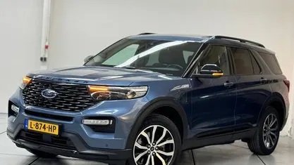Blauw Occasion 2020 Ford Explorer ST-Line SUV | € 36.300 (Super prijs)