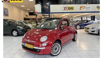 Rood Occasion 2010 Fiat 500C Lounge Cabriolet | € 5.950 (Eerlijke prijs)