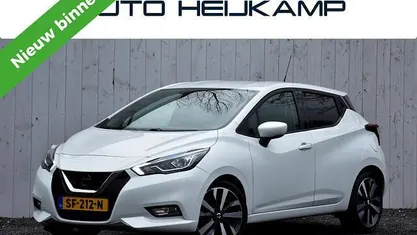 Occasion Nissan Micra Tekna 90 PK (66 kW) 2018 Wit Hatchback