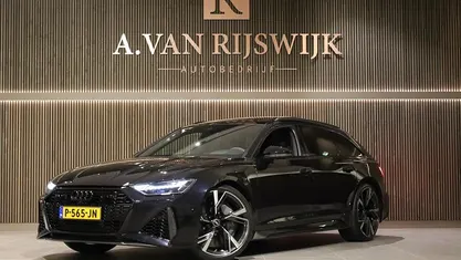 Zwart Gebruikt 2021 Audi RS6 S-Line Stationwagen | € 113.750 (Super prijs)