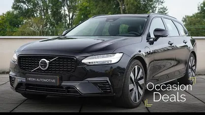 Zwart Occasion 2025 Volvo V90 Ultra Stationwagen | € 56.995 (Eerlijke prijs)