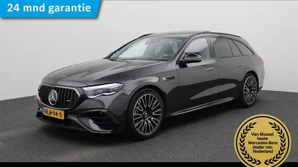 Grijs, metallic lak Occasion 2025 Mercedes E53 AMG Premium Plus Stationwagen | € 109.945 (Eerlijke prijs)