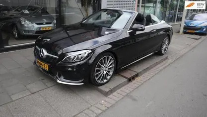 Zwart Gebruikt 2018 Mercedes C220 Premium Plus Cabriolet | € 24.950 (Super prijs)