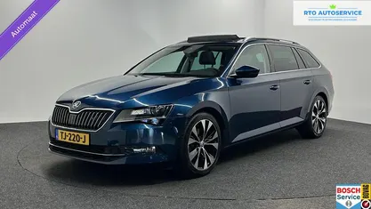 Occasion Skoda Superb Business Line 150 PK (110 kW) 2018 Blauw Stationwagen