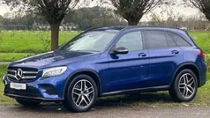 Blauw Occasion 2018 Mercedes GLC250 AMG line SUV | € 35.950 (Super prijs)