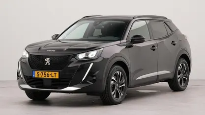 Zwart Gebruikt 2022 Peugeot e-2008 Allure SUV | € 19.150 (Eerlijke prijs)