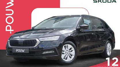 Occasion Skoda Octavia Ambition 110 PK (80 kW) 2023 Zwart, metallic lak Stationwagen