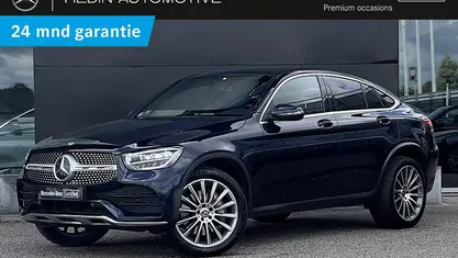Occasion Mercedes GLC300e AMG line 320 PK (235 kW) 2020 Blauw Coupé