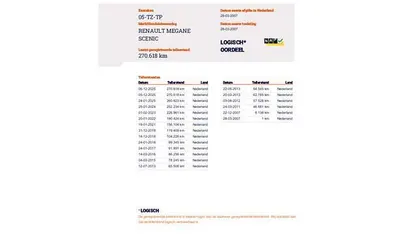 Occasion Renault Scénic II Business 112 PK (82 kW) 2007 Grijs MPV