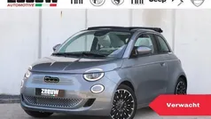 Grijs Gebruikt 2021 Fiat 500e La Prima Cabriolet | € 24.900 (Eerlijke prijs)