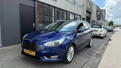 Blauw Gebruikt 2016 Ford Focus Titanium Stationwagen | € 9.250 (Eerlijke prijs)