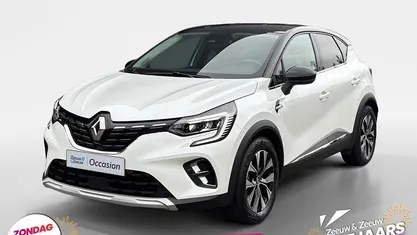 Licht wit nacre met dak in sterzwart Gebruikt 2023 Renault Captur Techno SUV | € 25.735 (Eerlijke prijs)