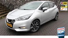 Grijs, metallic lak Gebruikt 2018 Nissan Micra N-Connecta Hatchback | € 9.945 (Eerlijke prijs)
