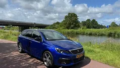 Blauw Gebruikt 2020 Peugeot 308 GT-line Stationwagen | € 12.650 (Eerlijke prijs)