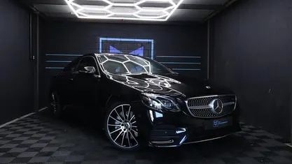 Zwart Occasion 2018 Mercedes E300 Premium Plus Coupé | € 37.950 (Super prijs)