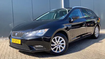 Zwart Gebruikt 2015 Seat Leon Style Stationwagen | € 6.835 (Eerlijke prijs)