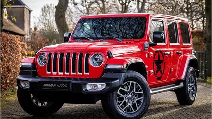 Occasion Jeep Wrangler Unlimited Overland 381 PK (280 kW) 2021 Rood SUV